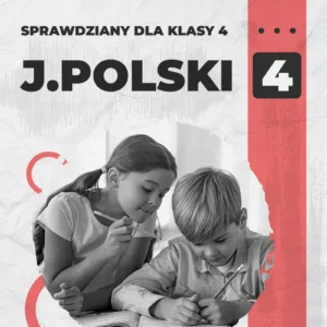 Okładka sprawdzianu z języka polskiego dla klasy 4 - Dział 1: Mój dom, moi najbliżsi